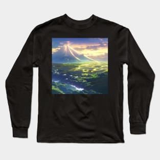 Majestic Manga Peaks Long Sleeve T-Shirt